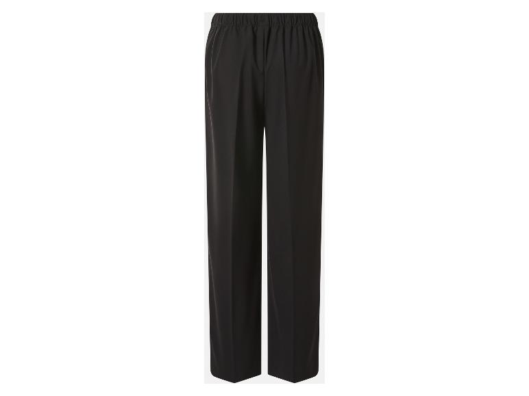 Zwarte damesbroek met elastische tailleband