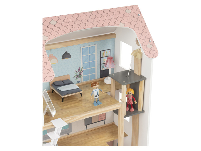Aller en mode plein écran Playtive Maison de poupées en bois - Photo 9