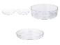 Plateaux ronds rotatifs en plastique transparent de différentes tailles