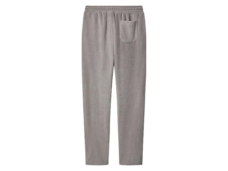 Pantalon de jogging gris en polaire avec poche arrière.