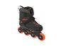 Crivit inline skates, zwart en oranje.