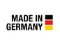 Étiquette Made in Germany avec le drapeau allemand.