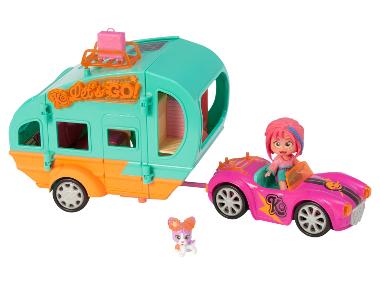 Kookyloos Set de figurines « La caravane de Mia », avec accessoires colorés