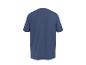 Donkerblauw T-shirt met korte mouwen, achterkant.
