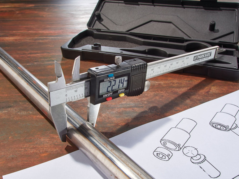 Ga naar volledige schermweergave: PARKSIDE® Digitale hoekmeter of schuifmaat - afbeelding 8