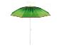 Parasol de plage vert motif kiwi, 160 cm de large.