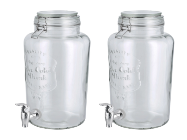 SILVERCREST® Set de 2 distributeurs de boissons