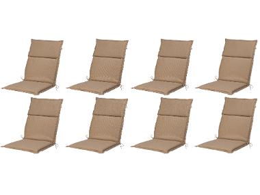Lot de 8 coussins pour chaise de jardin, 107 x 45 cm LIVARNO home