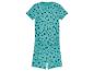 Pyjama enfant Peppa Pig : haut et short turquoise à motifs.