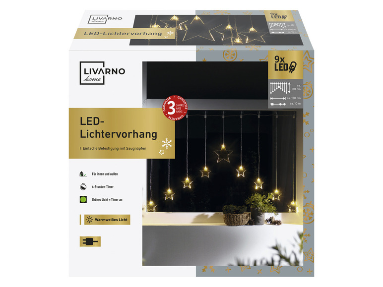 Ga naar volledige schermweergave: LIVARNO home Ledlichtgordijn - afbeelding 15