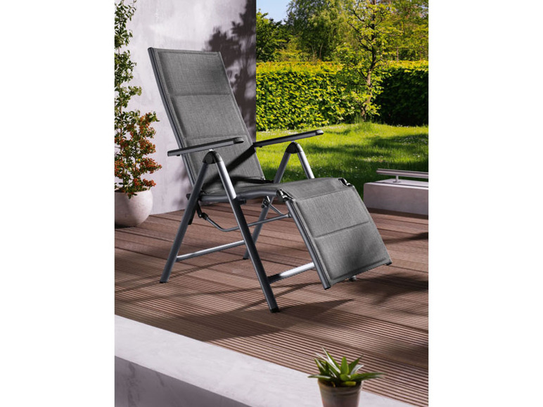 Aller en mode plein écran LIVARNO home Chaise relax en aluminium »Toronto«, pliable - Photo 7
