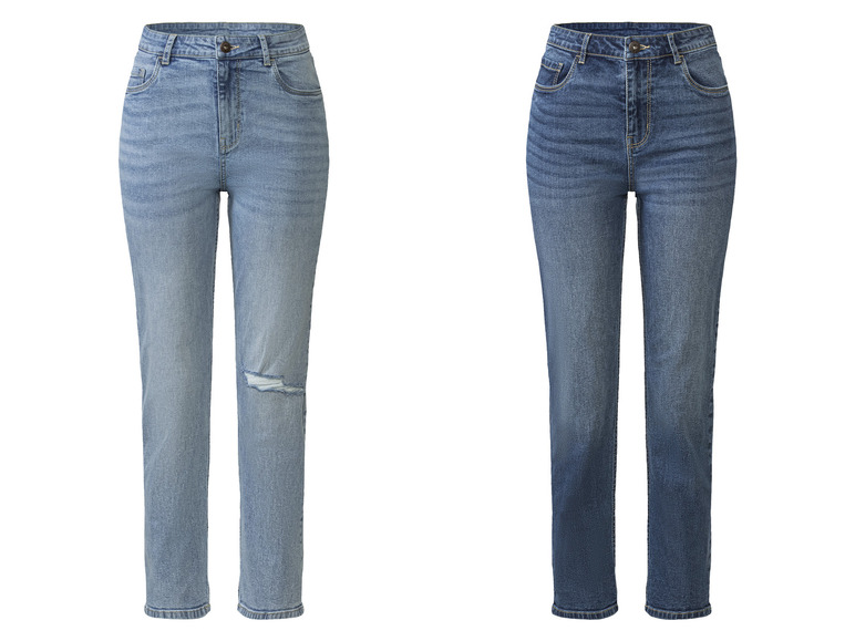 Ga naar volledige schermweergave: esmara® Straight fit jeans van een katoenmix - afbeelding 1