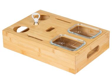 Wenko Snackbar avec coupelles en verre