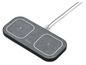 Draadloze oplader met twee oplaadzones van Tronic.