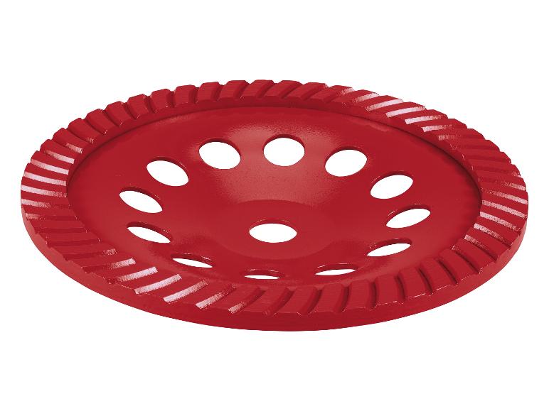 Disque à tronçonner rouge, outillage diamanté.