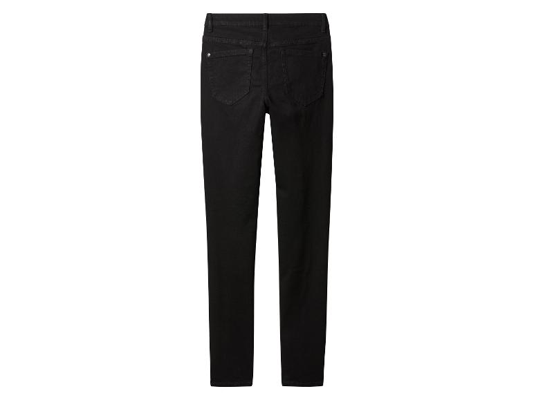 Jean noir pour femme, vue arrière.