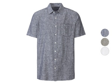 LIVERGY® Chemise à manches courtes en un mélange de lin