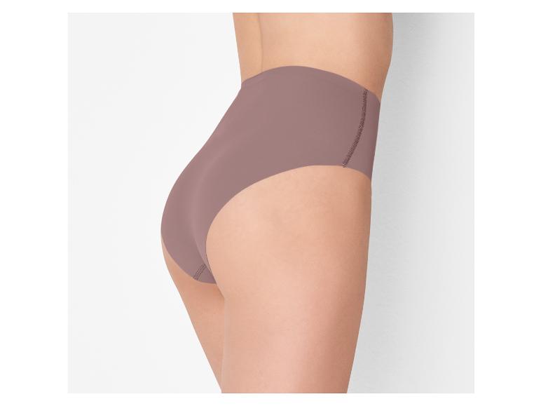 Culotte taille haute femme couleur chair, vue latérale