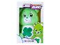 Peluche Care Bears Good Luck Bear dans une boîte de présentation.