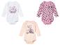 Bodys pour bébés avec des motifs Winnie l'ourson, Mickey Mouse et Bambi.