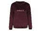 Sweat-shirt Mexx en velours pour femme couleur cerise