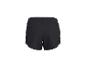 Short de sport noir avec liseré blanc, vue arrière