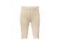 Beige geribbelde babybroek