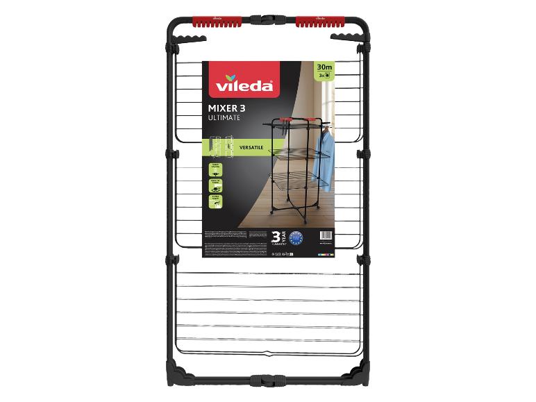 Vileda Mixer 3 Ultimate droogrek met 30m drooglengte en 3 jaar garantie.