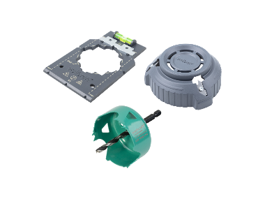 Wolfcraft Kit d'installation de prises de courant pour cloisons sèches