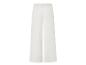 Pantalon blanc ample à taille élastique.