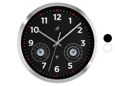AURIOL® Radiogestuurde wandklok, Ø 25 cm