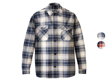 LIVERGY® Chemise à carreaux en flanelle chaude