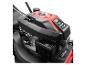 Een rode Guide Eco Wheeler 412.2 P grasmaaier.