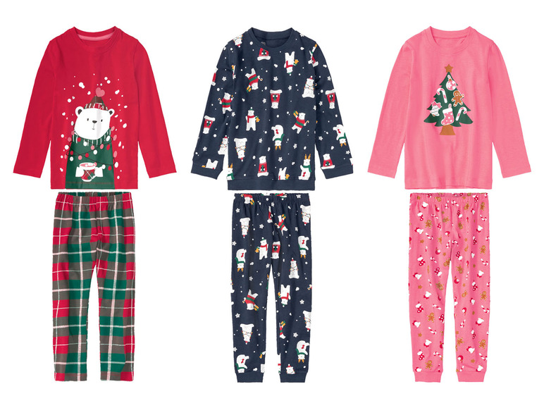 Aller en mode plein écran lupilu® Pyjama de Noël en pur coton - Photo 1