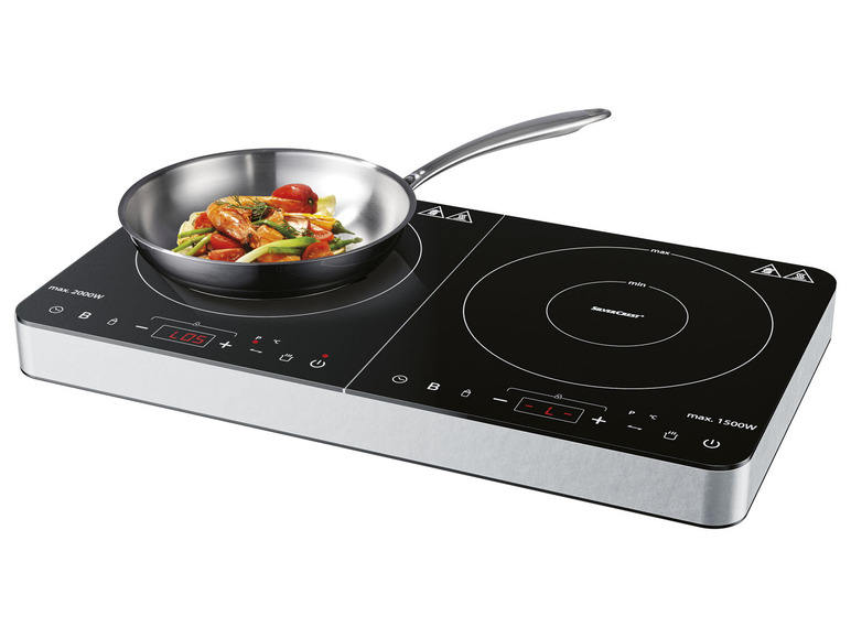 Ga naar volledige schermweergave: SILVERCREST® KITCHEN TOOLS Dubbele inductiekookplaat, 3500 W - afbeelding 4