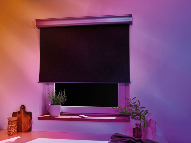 Ga naar volledige schermweergave: LIVARNO home Automatisch verduisterend rolgordijn Smart Home, 100 x 195 cm - afbeelding 9