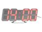Horloge numérique avec affichage LED rouge indiquant l'heure 04:00.