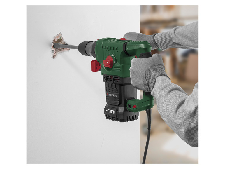 Ga naar volledige schermweergave: PARKSIDE® Boor- en breekhamer met SDS-plus »PBH 1550«, 1550 W - afbeelding 8