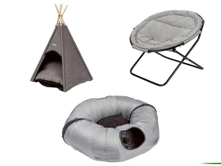 Aller en mode plein écran zoofari® Tipi, tunnel ou fauteuil de repos pour animaux domestiques - Photo 1