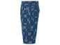 Een blauwe spijkerbroek met L.A.D.L. patroon