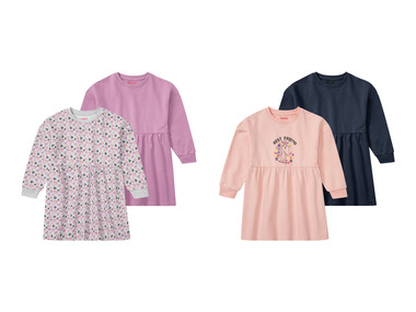 lupilu® Set van 2 jurkjes met lange mouwen