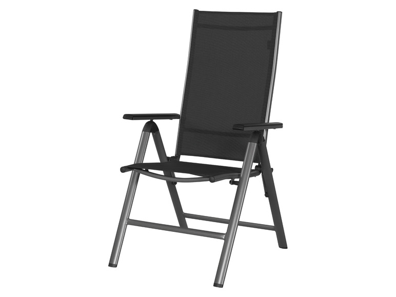 Ga naar volledige schermweergave: Relaxstoelen aluminium grijs set van 2 LIVARNO home Houston - afbeelding 5