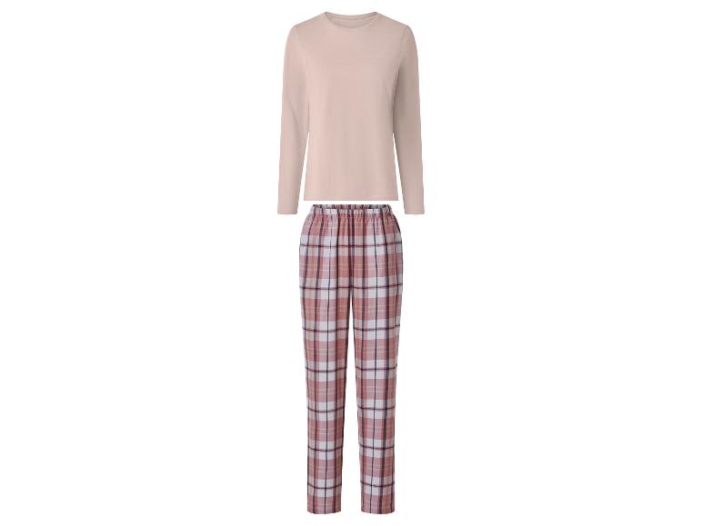 Ensemble femme : haut manches longues et pantalon de pyjama à carreaux