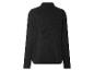 Zwarte sweater met lange mouwen.