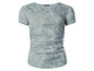 Een grijs T-shirt met een slangenprint.