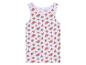 Witte tanktop met watermeloenprint.