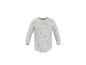 Babyromper met lange mouwen en jungle dierenprint