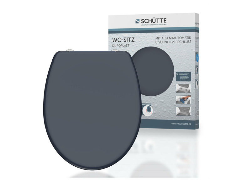 Abattant WC Avec Fermeture Douce - Compatible Villeroy & Boch Arriba, Ideal Standard Eurovit, Geberit Virto - Fabriqué En UE - Blanc - 6