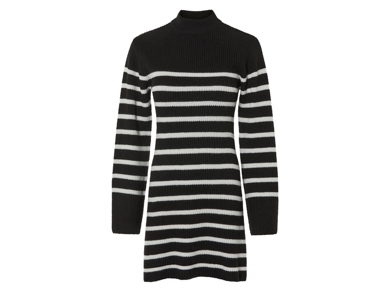 Pull rayé noir et blanc à manches longues