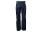 Pantalon de ski bleu marine, taille haute avec fermetures éclair latérales.